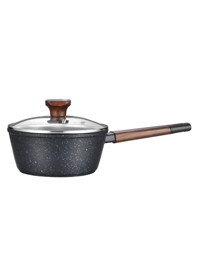 بارفيت مقلاة عميقة ألومنيوم مطروق أسود وبني 16 سم HS1604-16CM